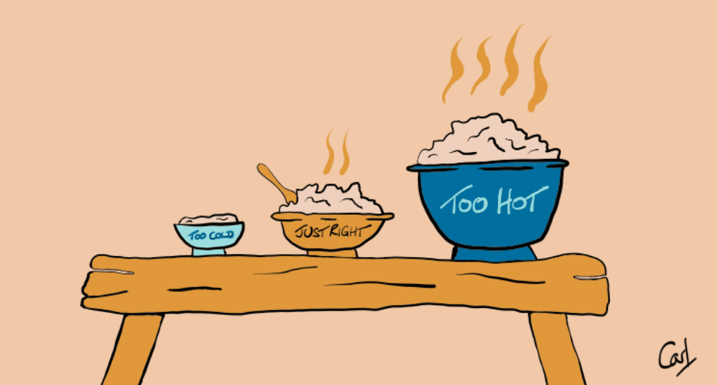 The Goldilocks Principle – malcolmsmusings.org The Goldilocks Principle – malcolmsmusings.org
